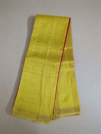 Handloom Mangalagiri Checks - Gold