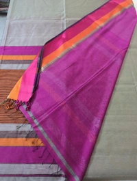 Handloom Maheswari - Tan