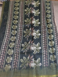 soft chanderi - green