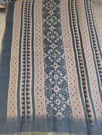 soft chanderi - Black