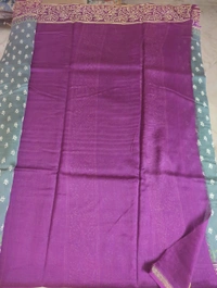 pure chanderi - green lines