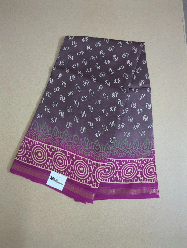 pure chanderi - brown