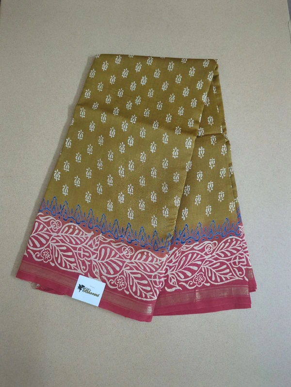 pure chanderi - Tan