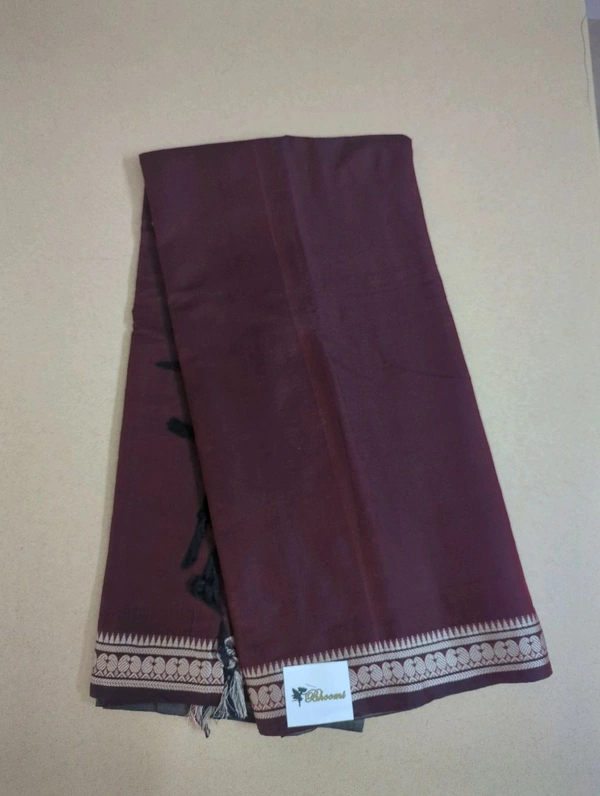 Pure Narayanapet Cotton - Brown