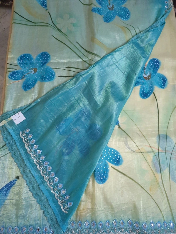 pure acho silk - Blue