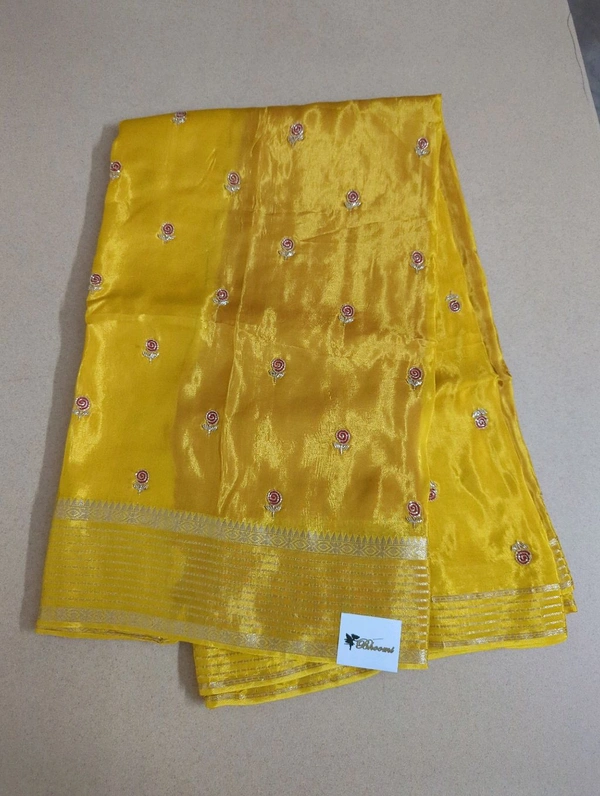 Designer Russian Crepe - Gold