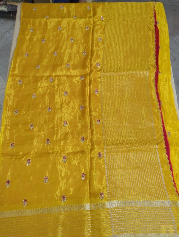Designer Russian Crepe - Gold