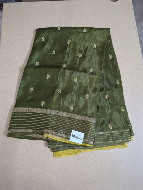 Designer Russian Crepe - Olivetone