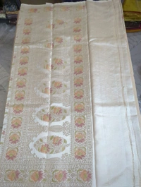 Pure Handloom Chiniya - Cream