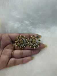 Antique Studs - green