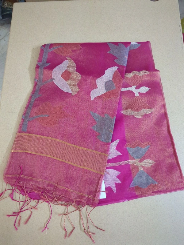 Pure Tissue Jamdhani - pink