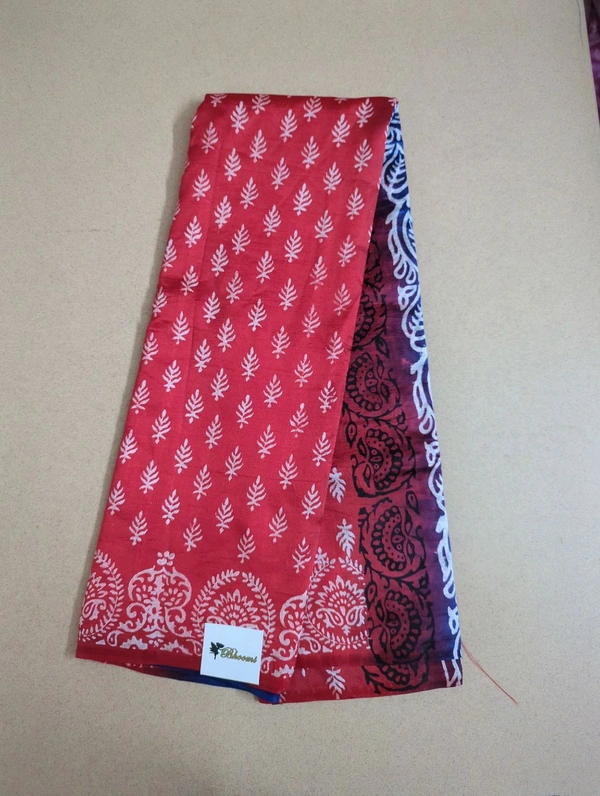 Semi Silk - Red, Tridents