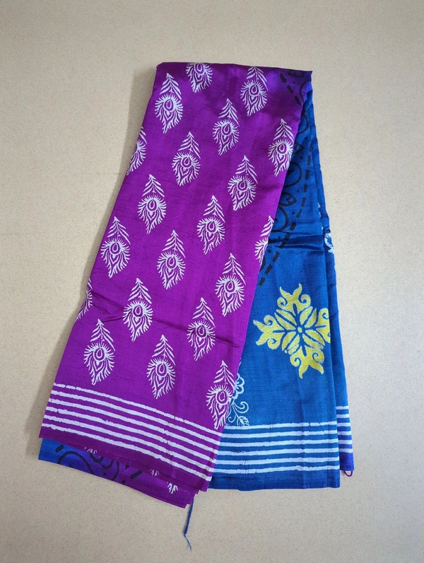 Semi Silk - Purple 8, Peacocks Eye