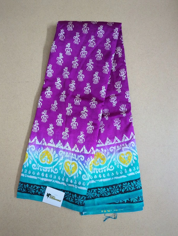 Semi Silk - Purple, Birds