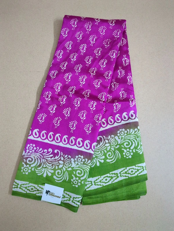 Semi Silk - pink 4, Peacocks