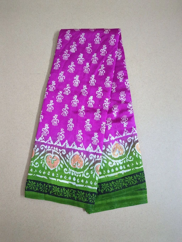 Semi Silk - pink, Birds