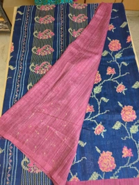 Tusser Handwork - Blue