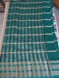 Semi Mysore Silk - green, Buds