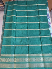 Semi Mysore Silk - green, Buds