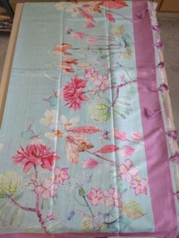 Tusser Checks - Mint Tulip