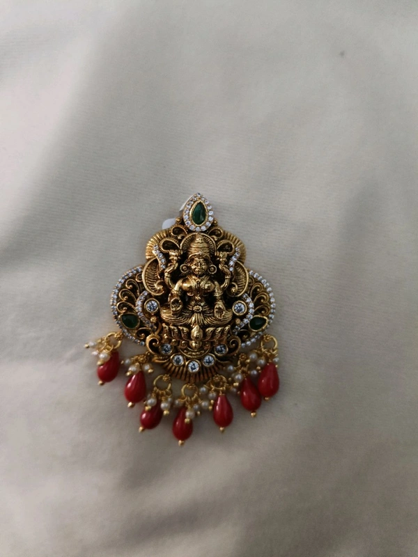 Nakshi Pendent - Red