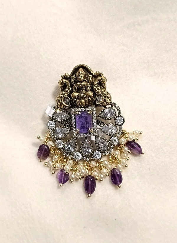 Victorian Pendent - Blue
