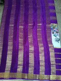 Pure Mysore Crepe - Purple