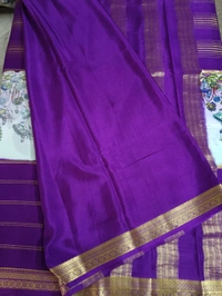 Pure Mysore Crepe - Purple
