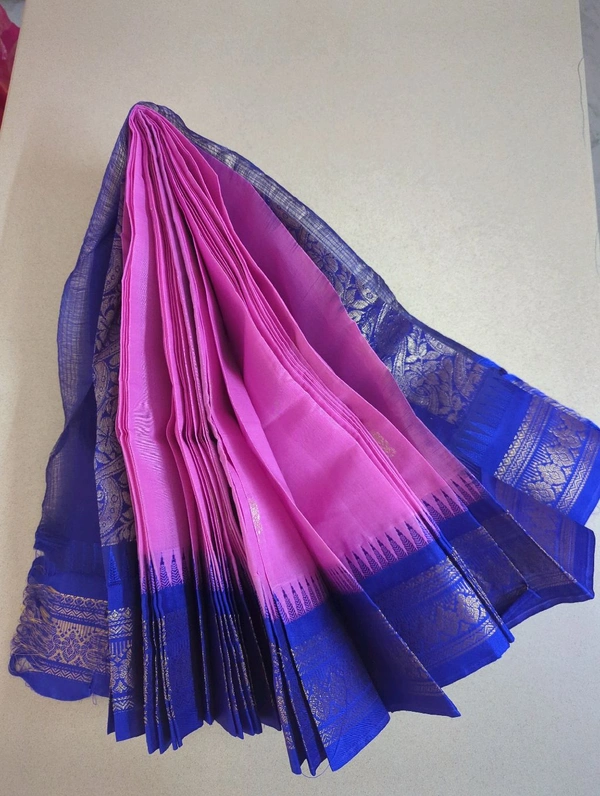Pure Gadwal Cotton - pink