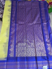 Pure Gadwal Cotton - olive 22