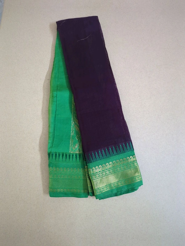 Pure Gadwal Cotton - Morocco Brown