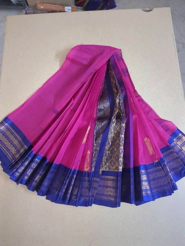 Pure Gadwal Cotton - pink 21