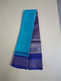 Pure Gadwal Cotton - surf blue