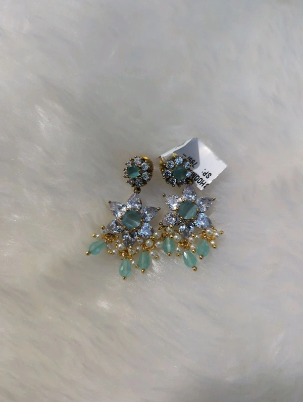 flowers earrings - Jungle Mist