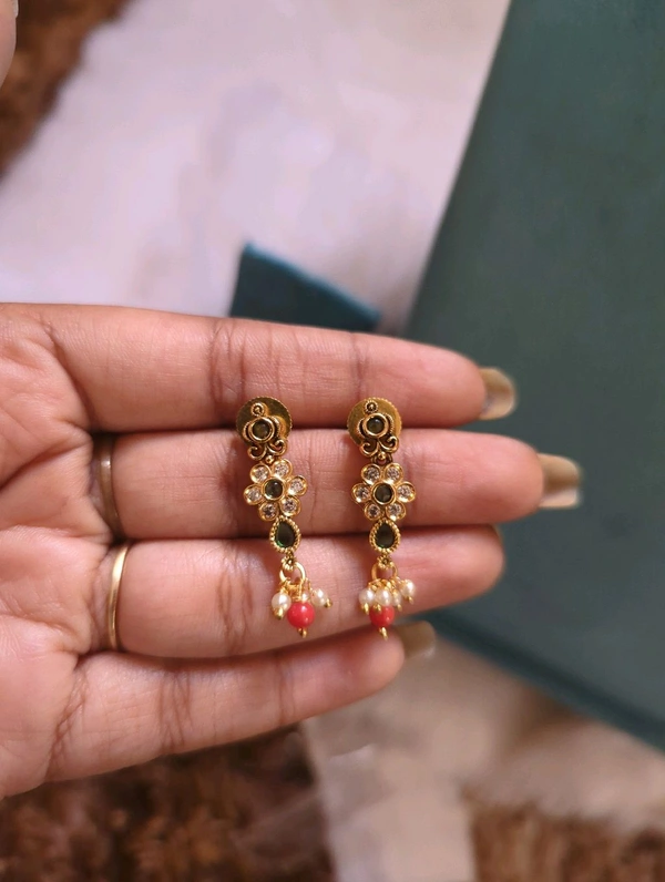 Neck Set  coral - Red