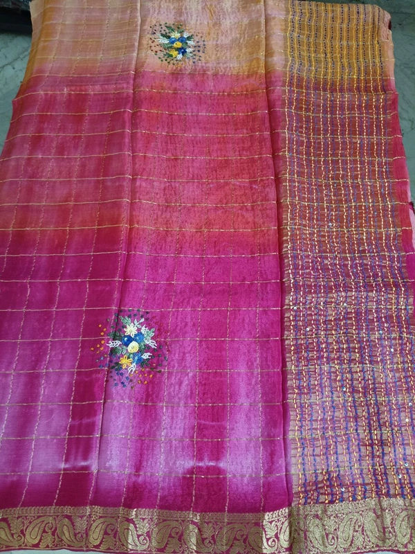 CHINNON HANDWORK - pink with peach