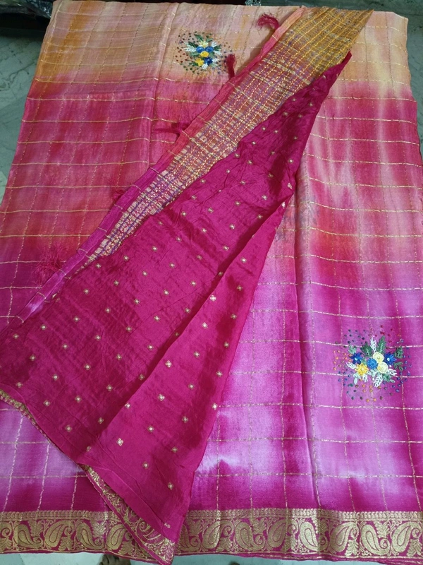 CHINNON HANDWORK - pink with peach