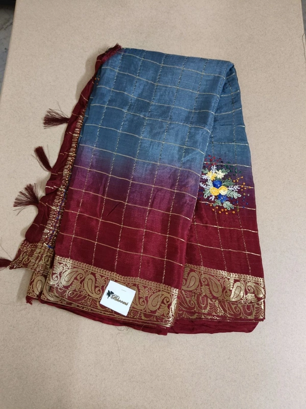 CHINNON HANDWORK - gray with brown