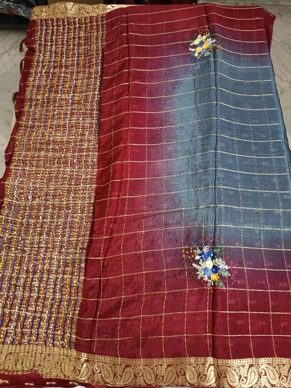 CHINNON HANDWORK - gray with brown