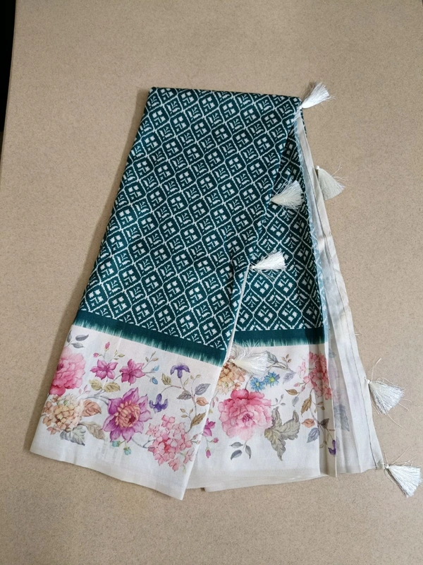 Premium Soft Tusser - green