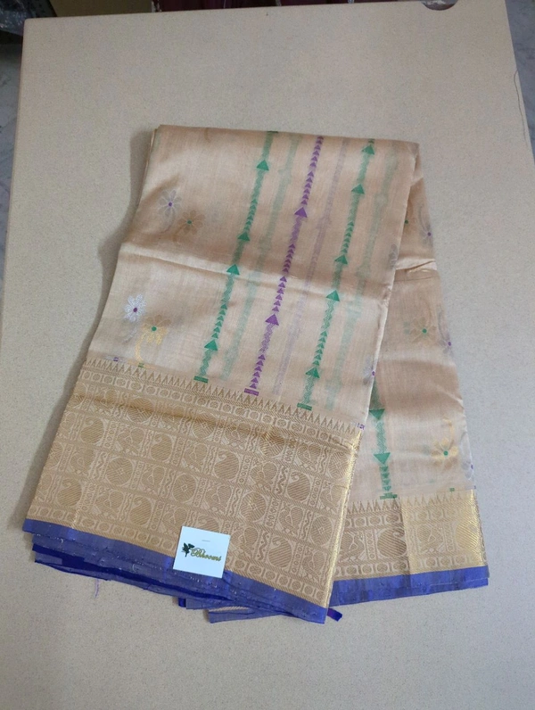Pure Handloom Kuppadam - cream