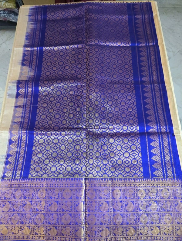 Pure Handloom Kuppadam - cream