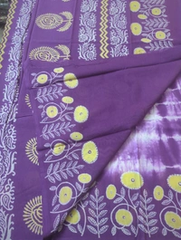 Pure Mulmul Block Pint - Light Wisteria