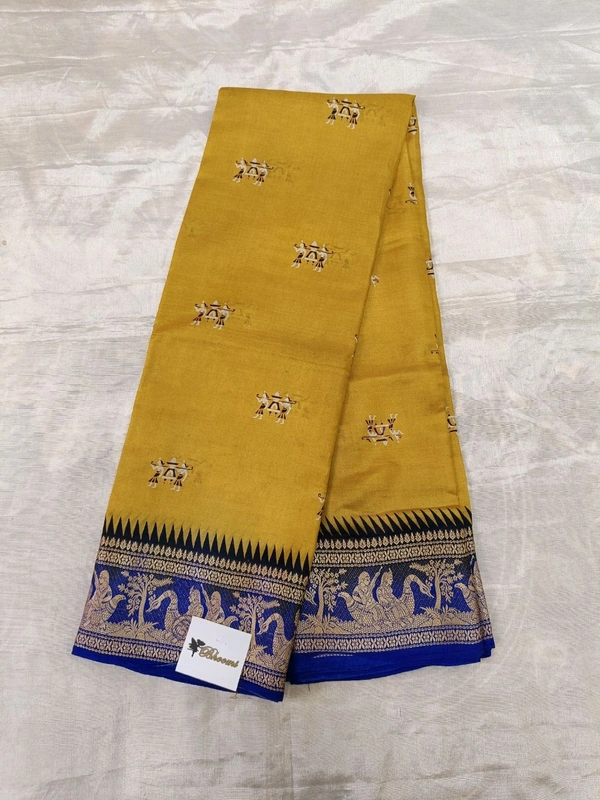 Pure Silk Weaving  - Gold yellow