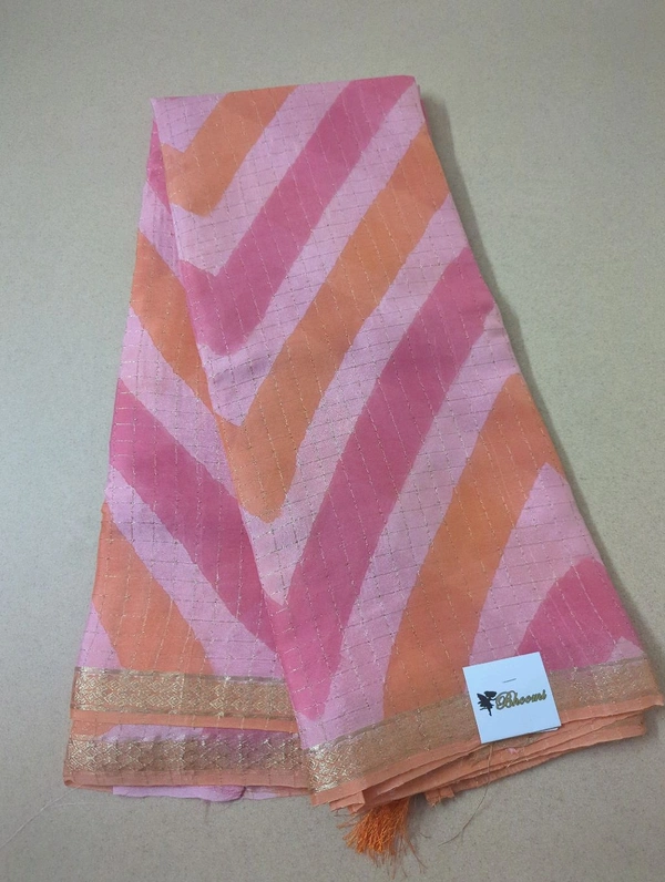Pure Chinnon Checks - Web Orange