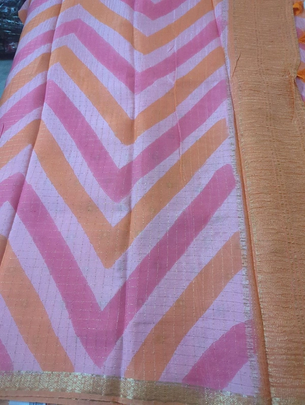 Pure Chinnon Checks - Web Orange