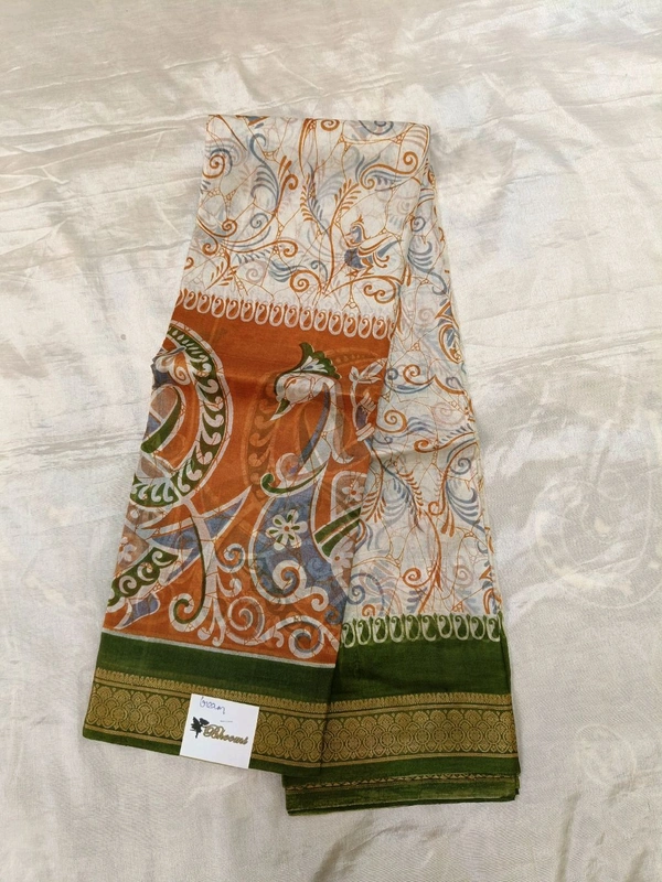 Pure Silk Weaving  - cream