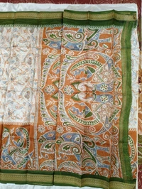 Pure Silk Weaving  - cream