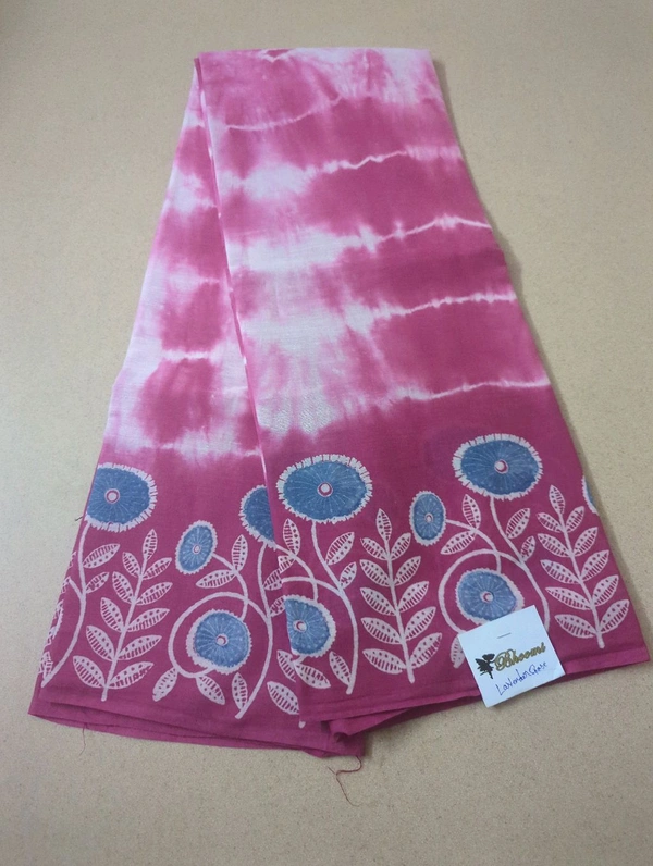 Pure Mulmul Block Pint - Lavender Rose