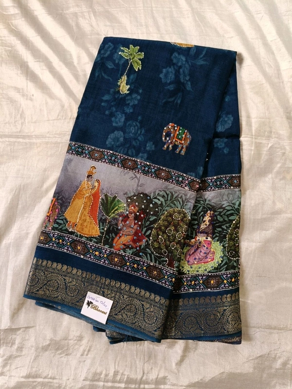 Pure Satin Dola - Prussian Blue